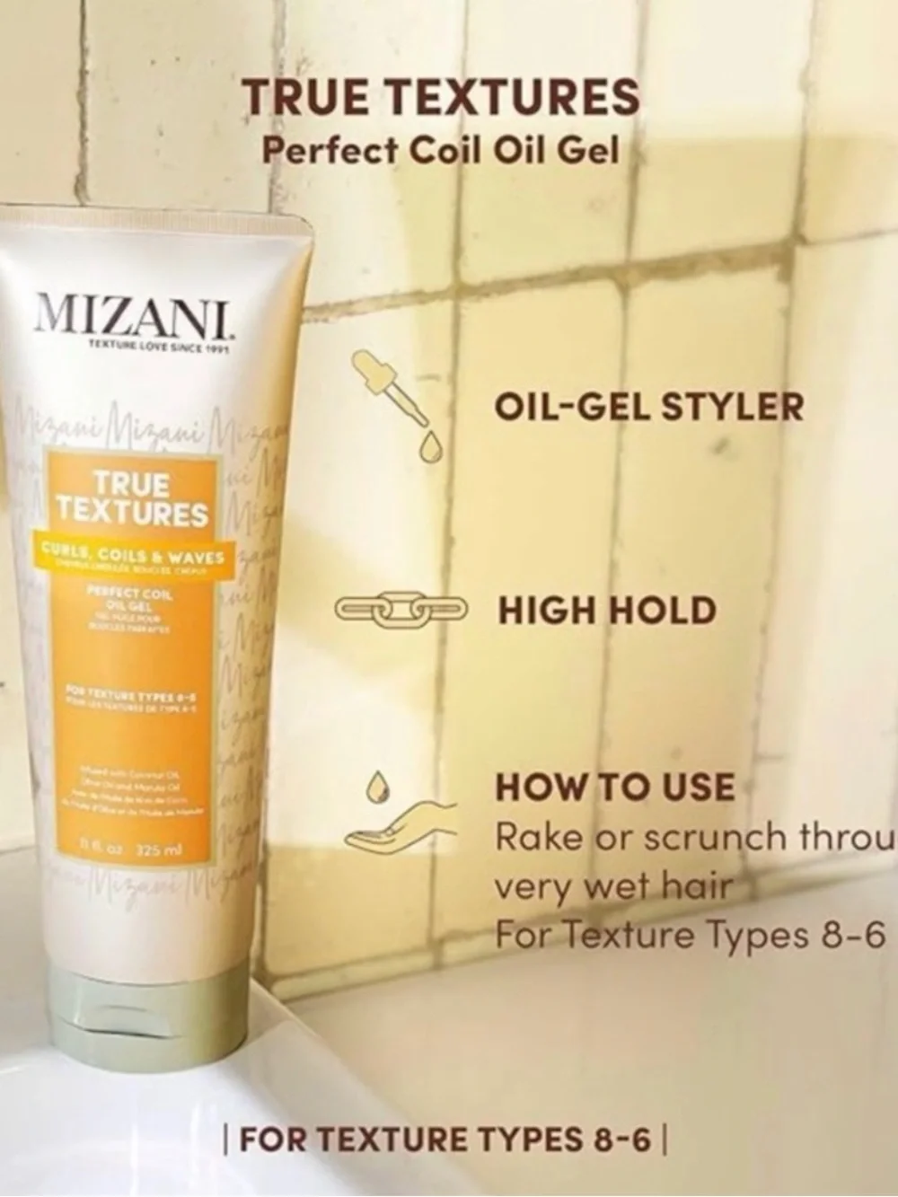Mizani True Textures Perfect Coil Oil Gel - Curls, Coils & Waves